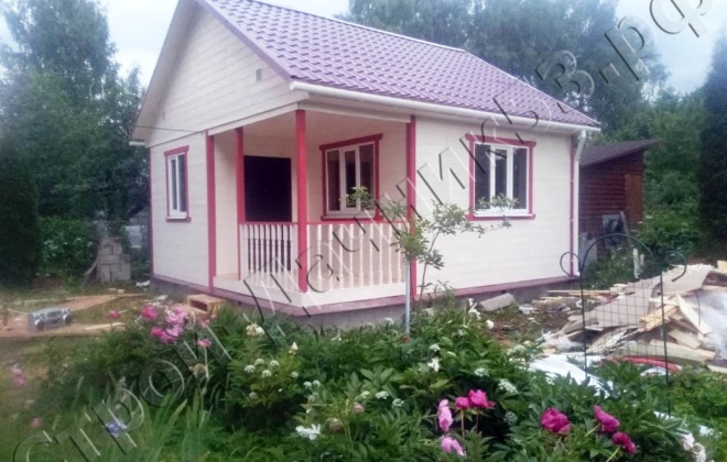 3 Каркасно-щитовой дом ОД-4 6×6, 36 м², Московская область, Дмитровский район, Село Орудьево (4)